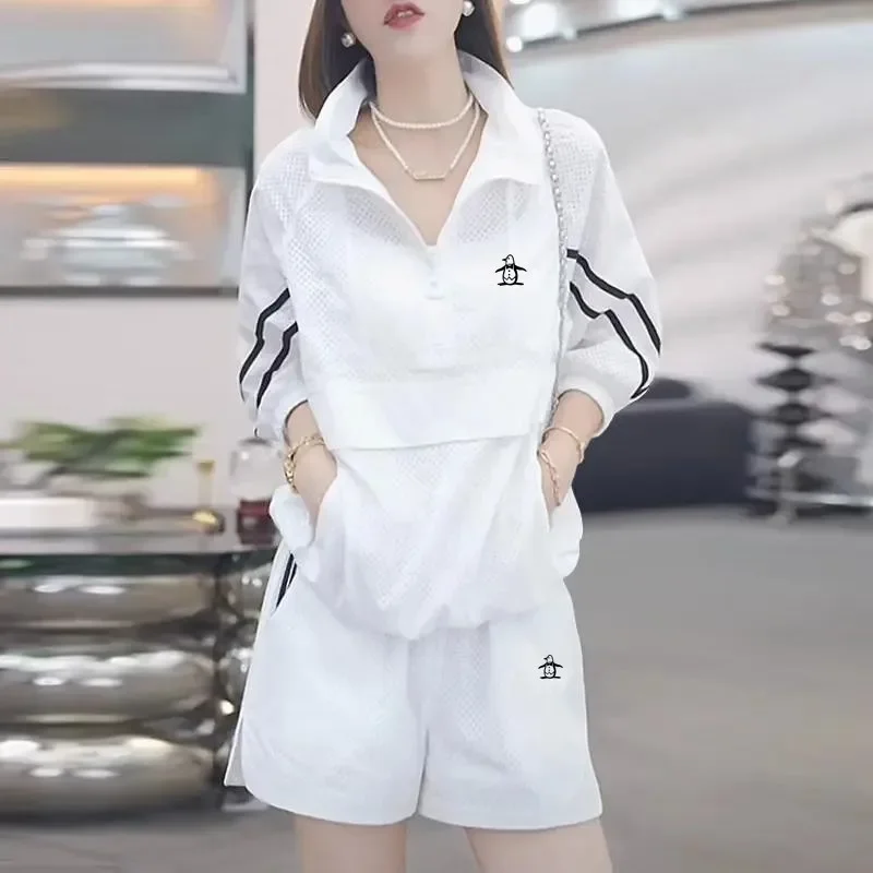 Golf Equipment Kit - ชุดกอล์ฟสำหรับผู้หญิง ฤดูร้อน เสื้อผ้ากอล์ฟใหม่ แฟชั่น ชุดกีฬาเพื่อการพักผ่อน ชุดกอล์ฟสำหรับผู้หญิง