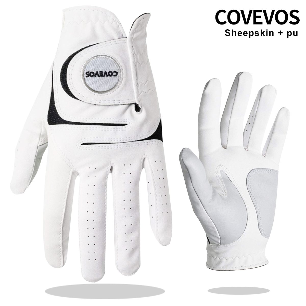 Golf Glove Cadet - ถุงมือกอล์ฟหนังแกะคุณภาพสูง PU + หนังแกะคุณภาพพรีเมียม 1 ชิ้น