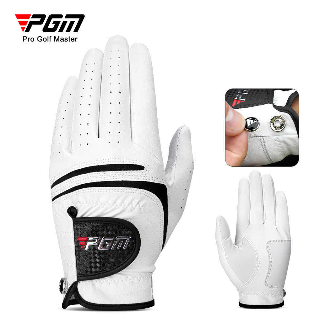 Golf Glove Cadet - ถุงมือกอล์ฟมืออาชีพสำหรับผู้ชาย PGM Sheepskin รุ่น ST022 ฝ่ามือหนาเป็นพิเศษ