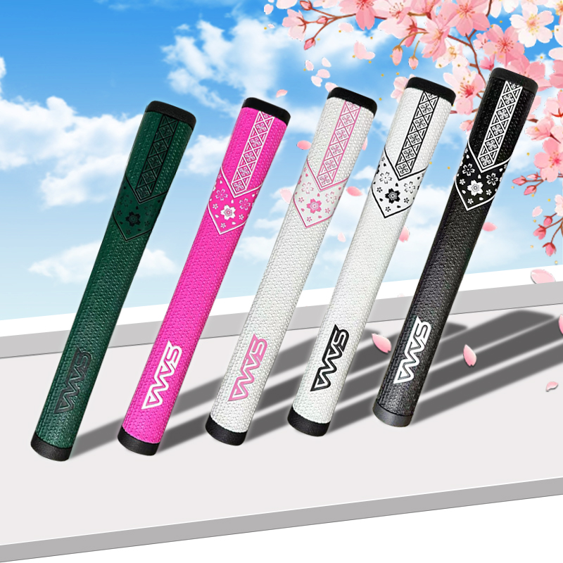 Golf Zero - ด้ามจับกอล์ฟ Sawa แบบกด ด้ามจับกดแบบไม่มีแรงบิด ด้ามจับกดแบบสมดุลเรียบง่าย ด้ามจับกดแบบมีรูเบี่ยง