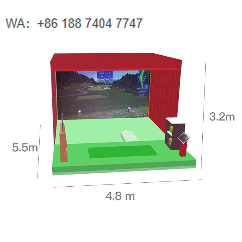 เครื่องจำลองการเล่นกอล์ฟแบบฉาย - Golf Equipment Operator บทวิจารณ์และราคา