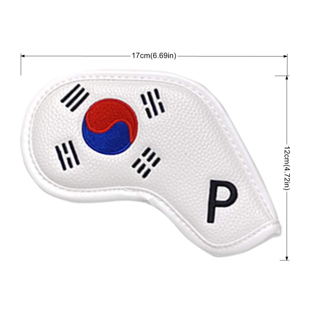 ชุดปลอกหุ้มหัวไม้กอล์ฟลายธงชาต - Golf Club Iron Set บทวิจารณ์และราคา